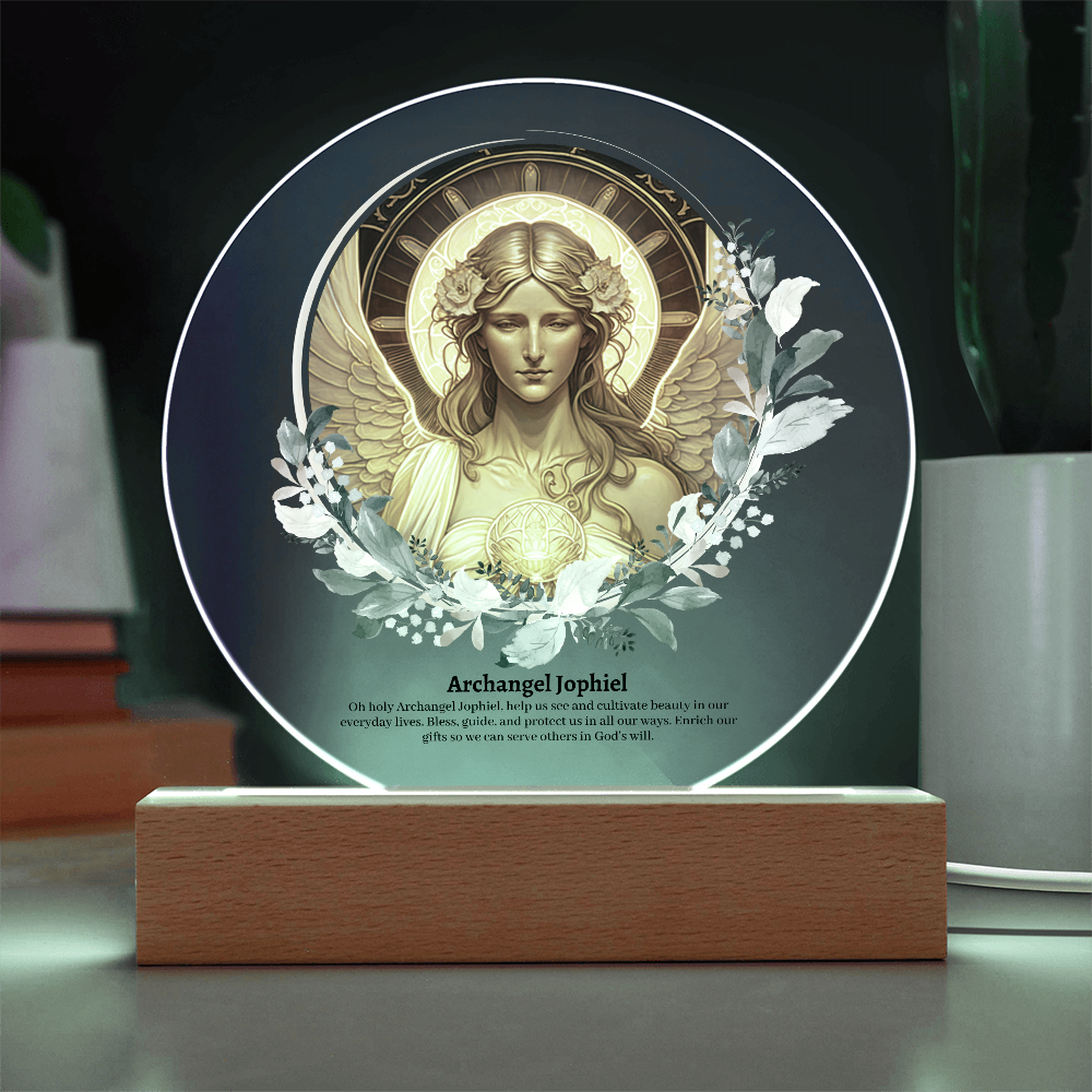 Archangel Jophiel Acrylic Plaque