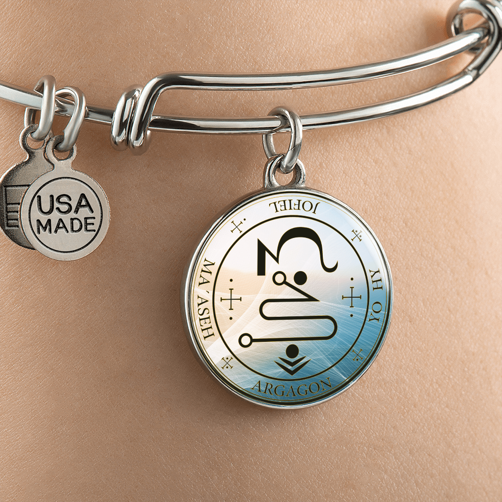 Archangel Jophiel Sigil Wave Bracelet