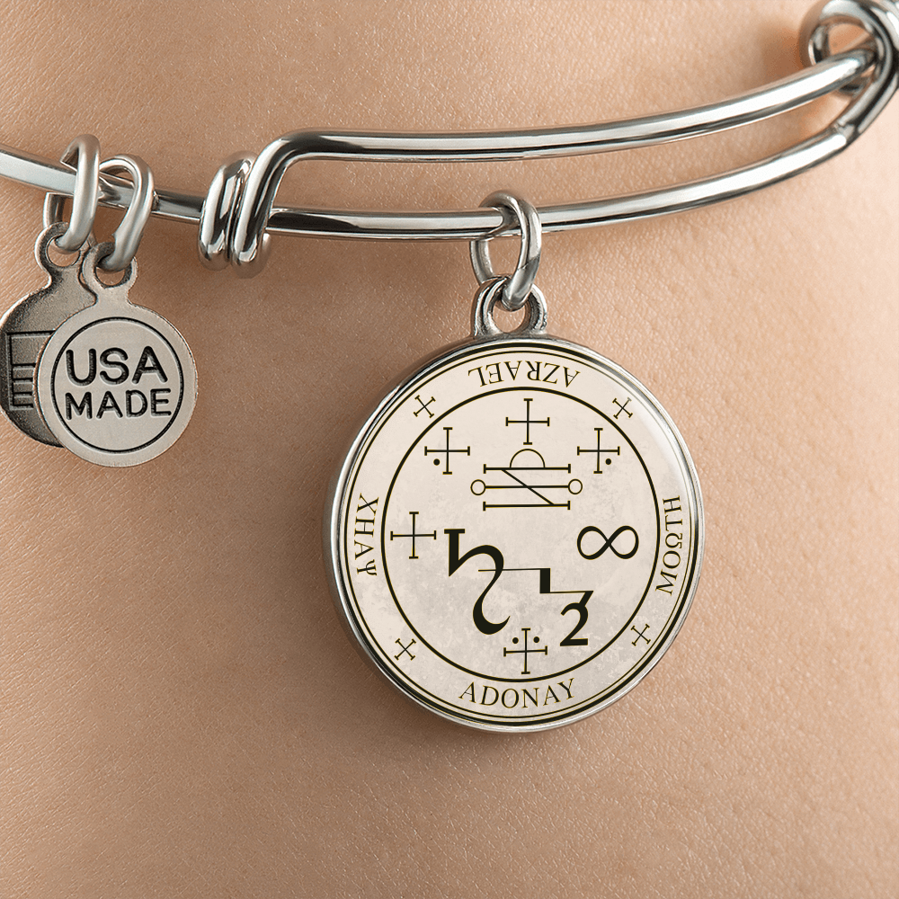 Archangel Azrael Sigil Bracelet - Old Manuscript