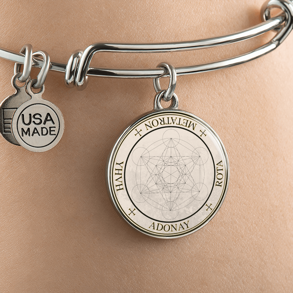 Archangel Metatron Sigil Bracelet - Old Manuscript