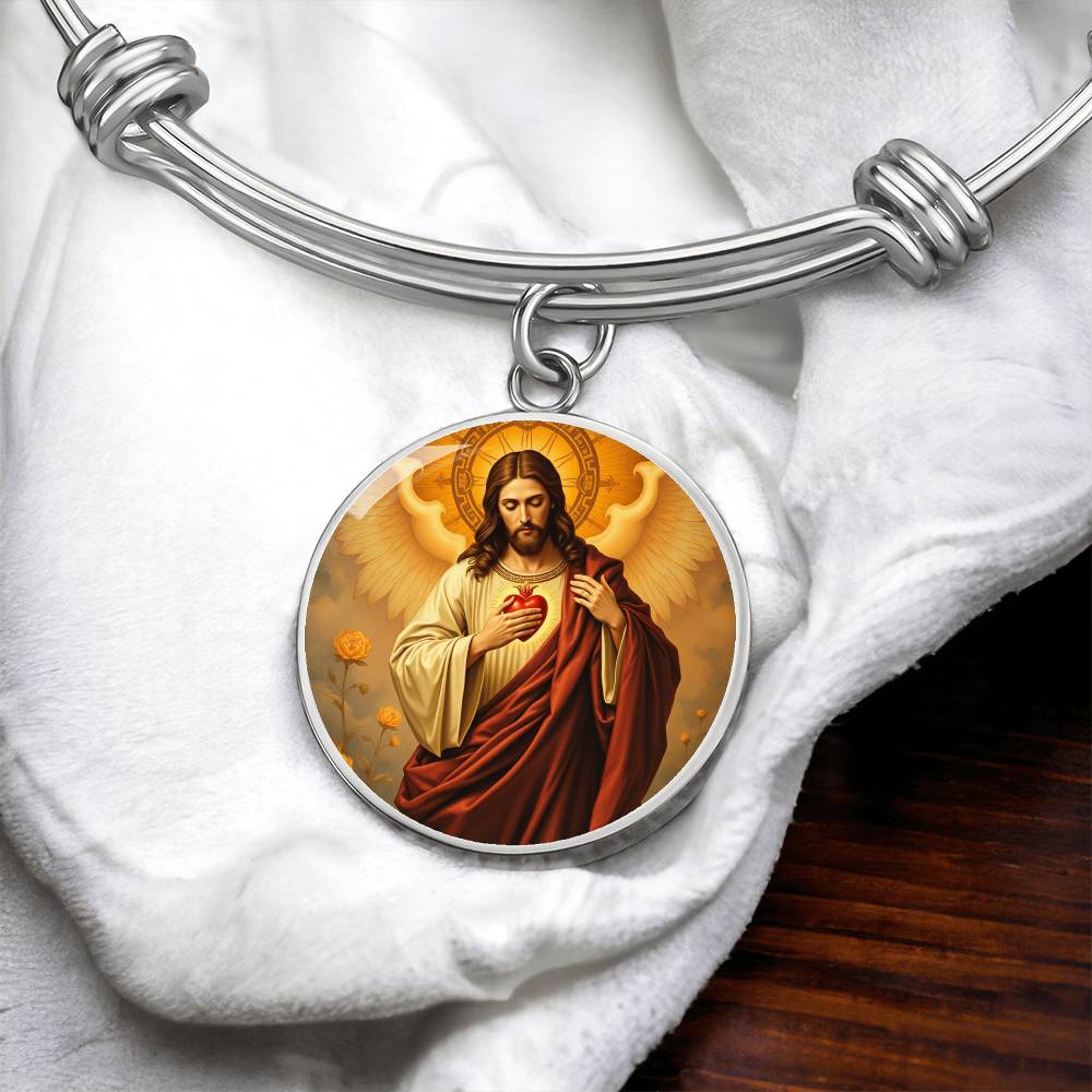 Jesus Christ Sacred Heart Bracelet