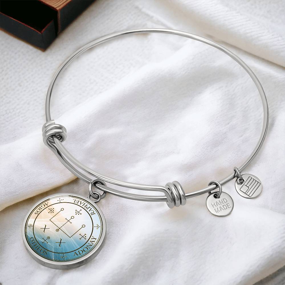 Archangel Raphael Sigil Wave Bracelet