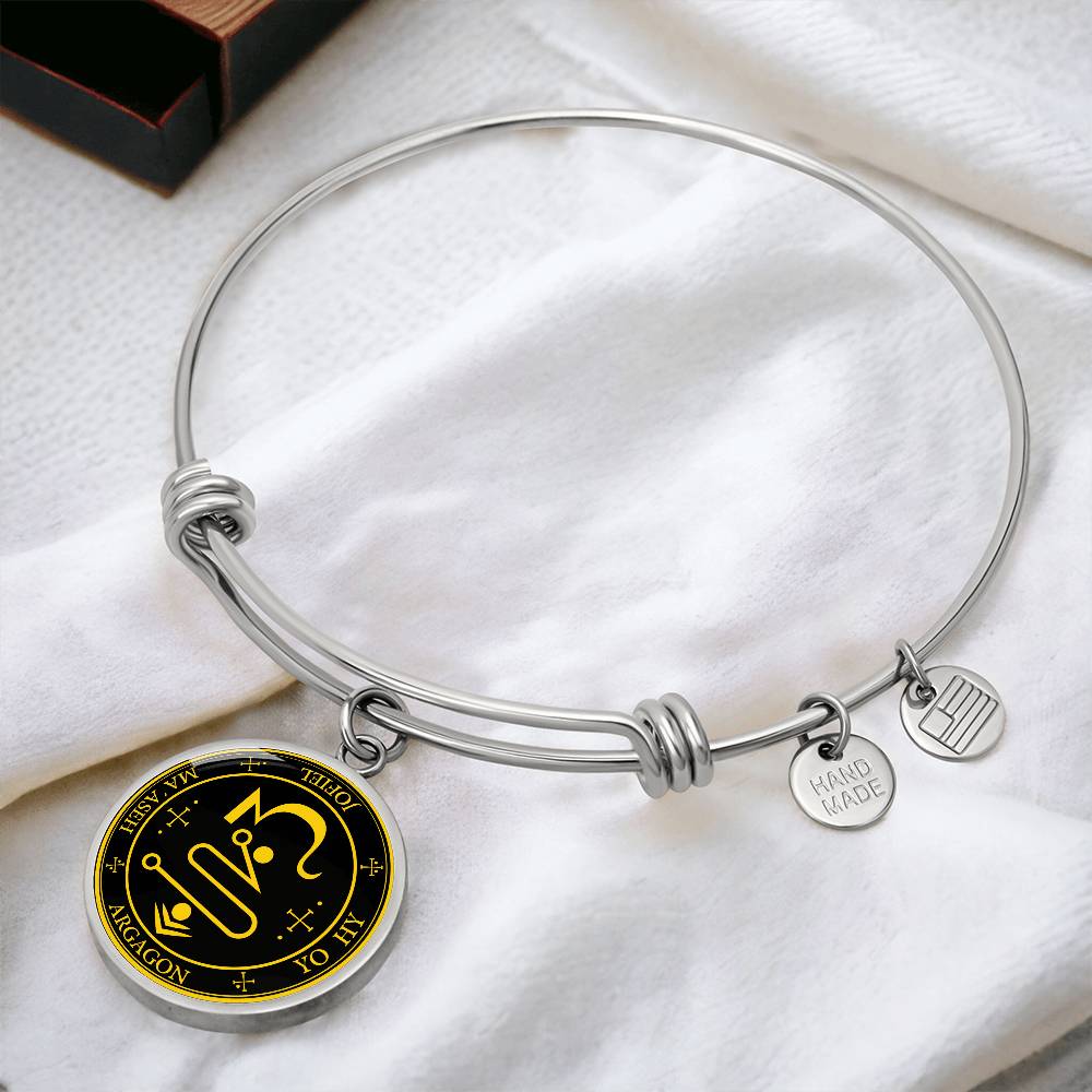 Archangel Jophiel Sigil Bracelet - Black