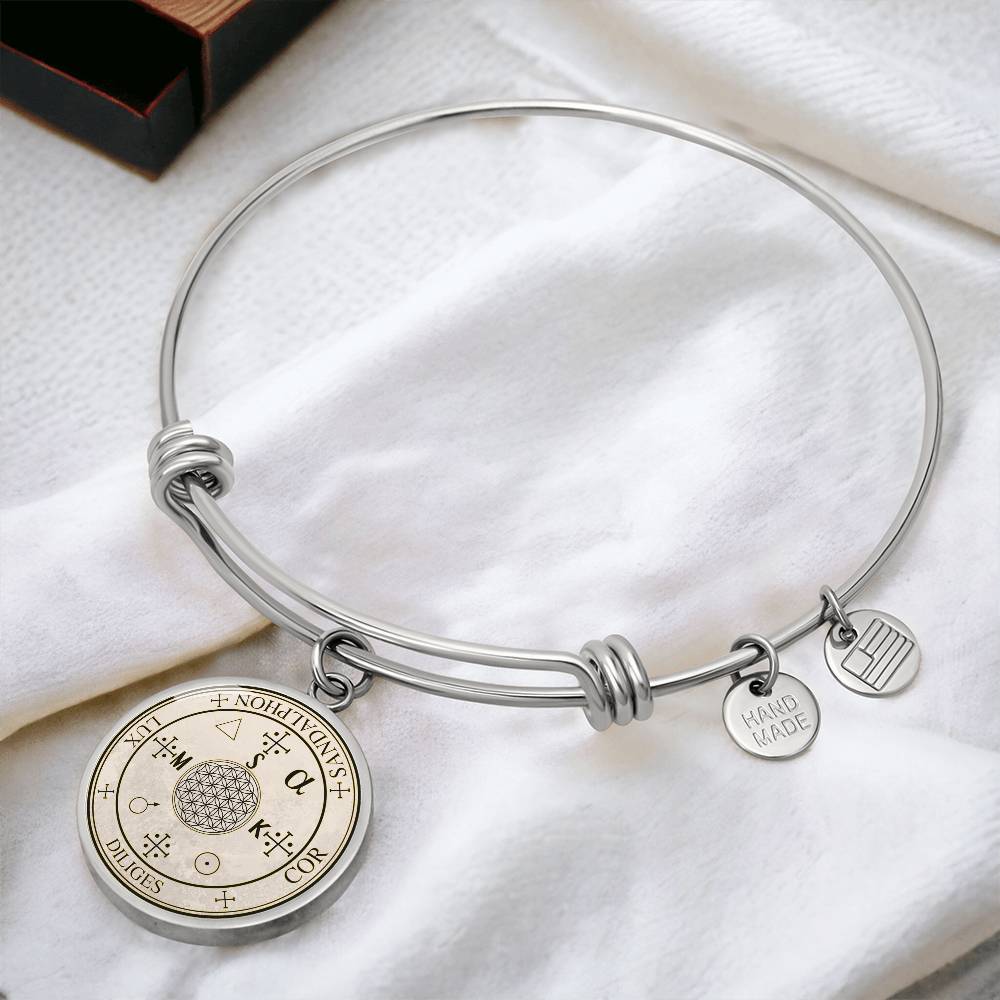 Archangel Sandalphon Sigil Bracelet - Old Manuscript