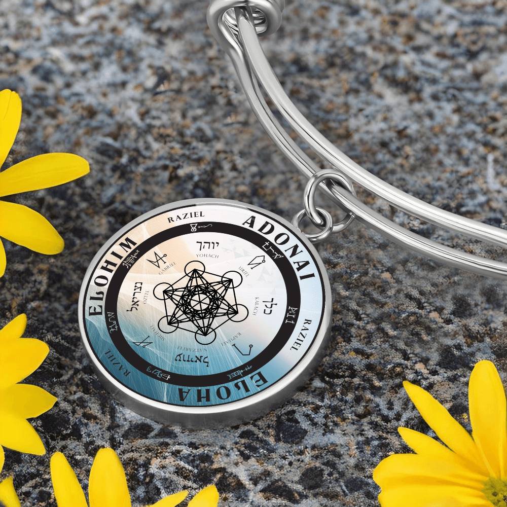 Archangel Raziel Sigil Wave Bracelet
