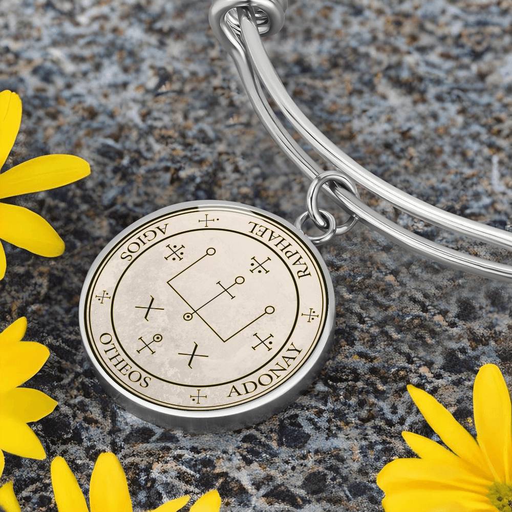 Archangel Raphael Sigil Bracelet - Old Manuscript