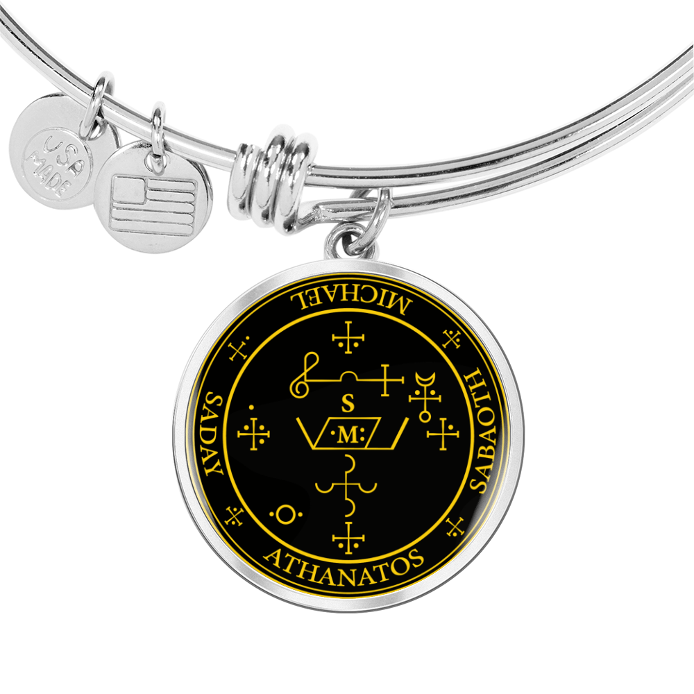 Archangel Michael Sigil Bracelet - Black