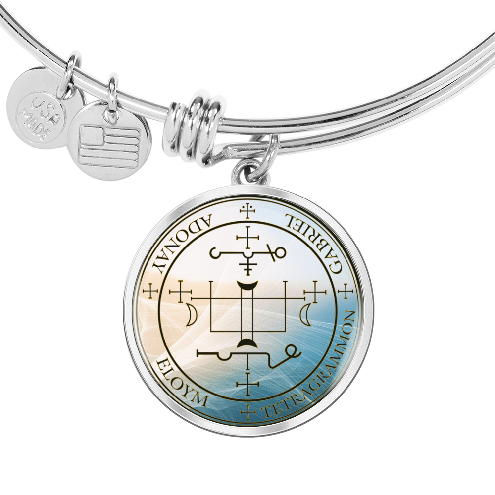 Archangel Gabriel Sigil Wave Bracelet