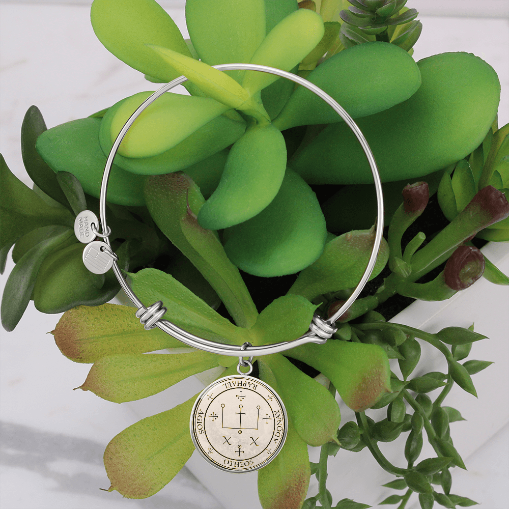 Archangel Raphael Sigil Bracelet - Old Manuscript