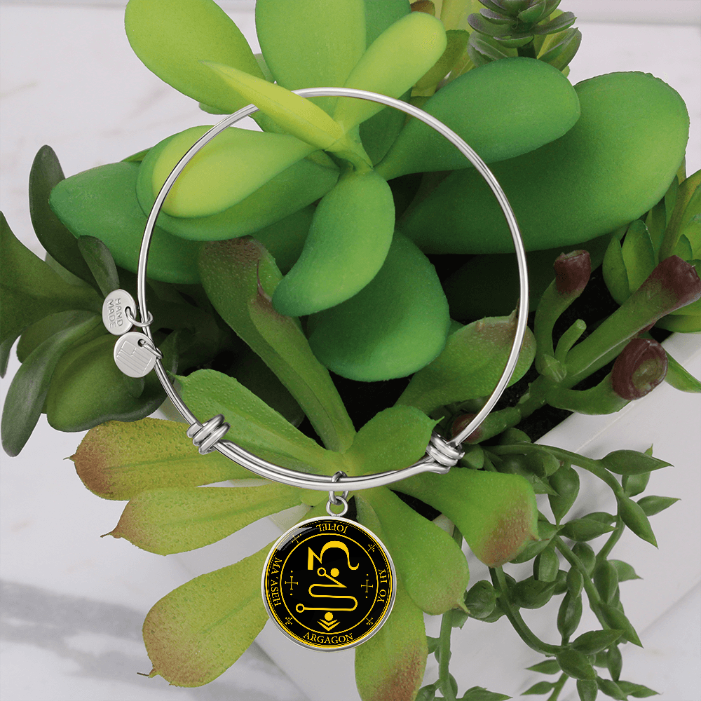 Archangel Jophiel Sigil Bracelet - Black