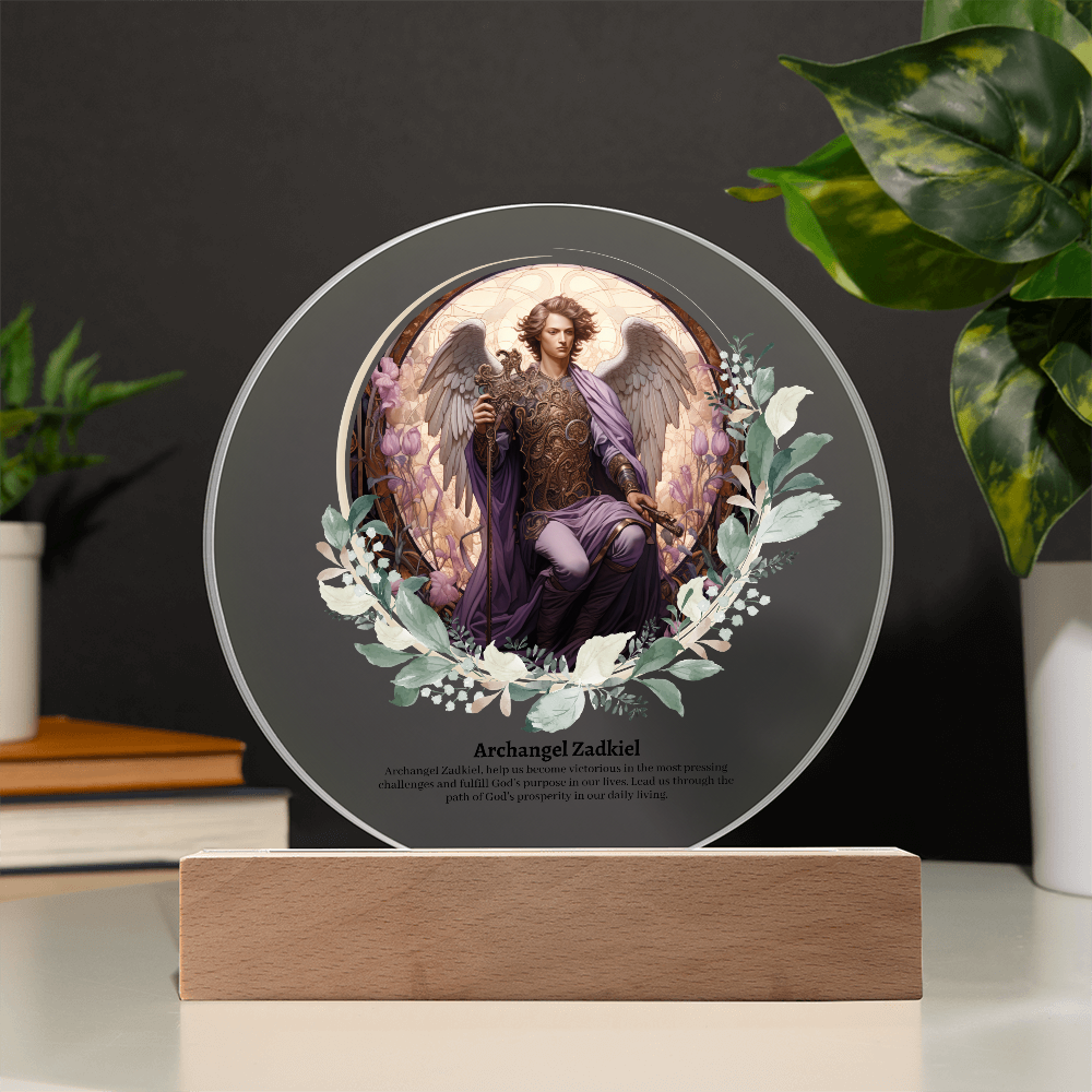 Archangel Zadkiel Acrylic Plaque