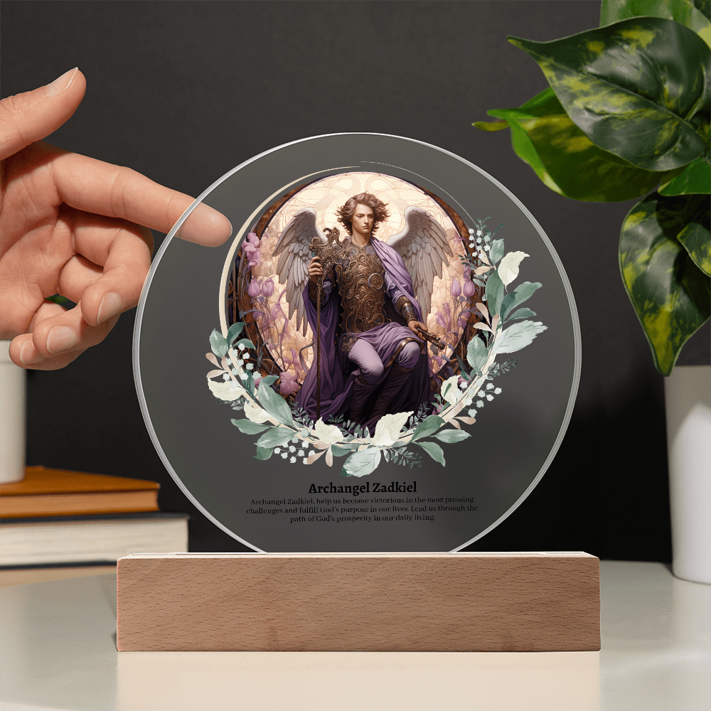 Archangel Zadkiel Acrylic Plaque