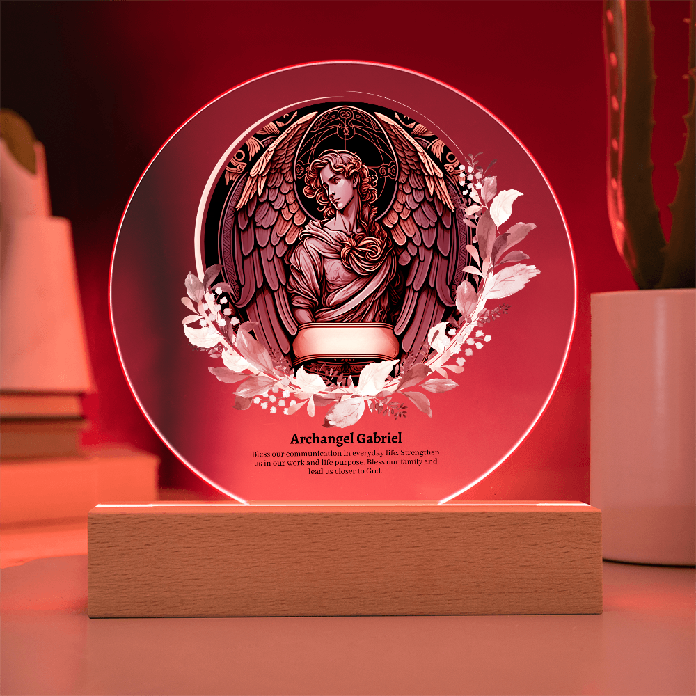 Archangel Gabriel Acrylic Plaque