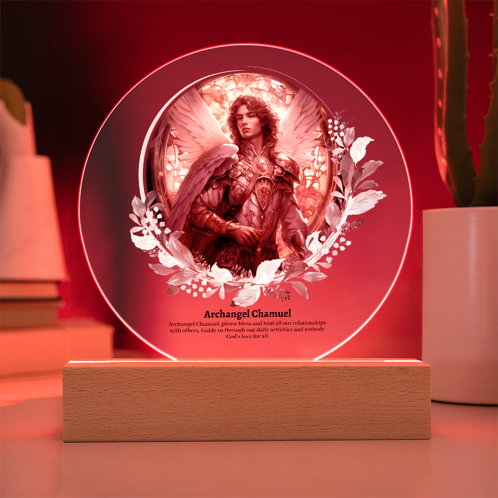 Archangel Chamuel Acrylic Plaque