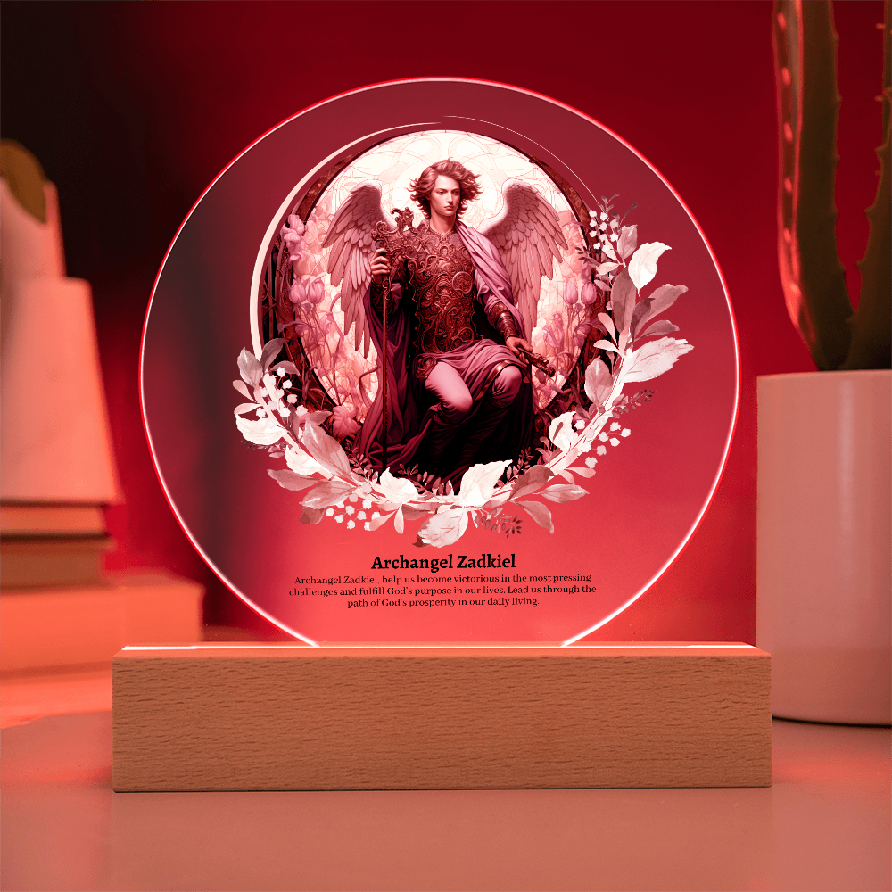 Archangel Zadkiel Acrylic Plaque
