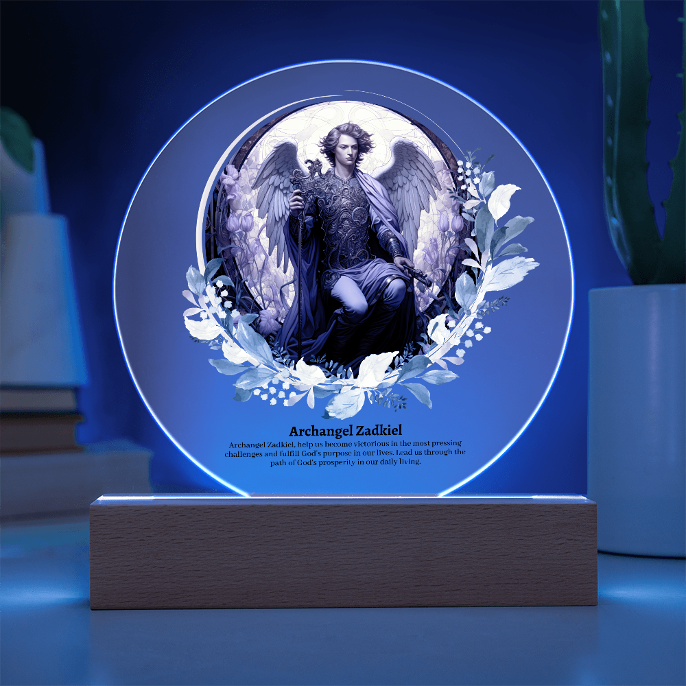 Archangel Zadkiel Acrylic Plaque