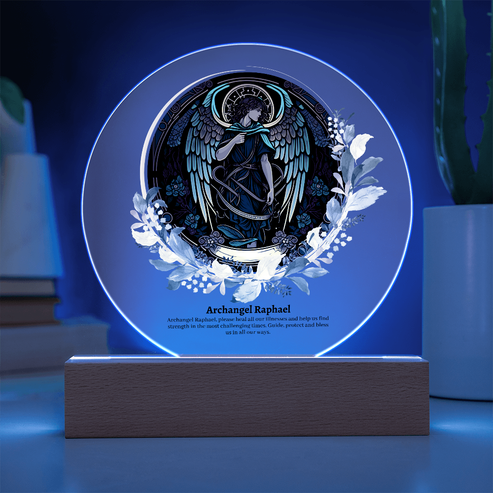 Archangel Raphael Acrylic Plaque