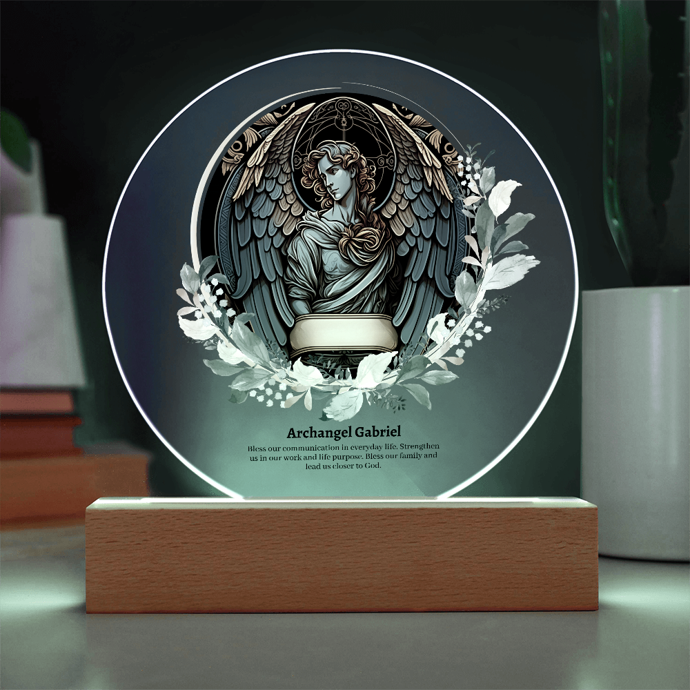 Archangel Gabriel Acrylic Plaque