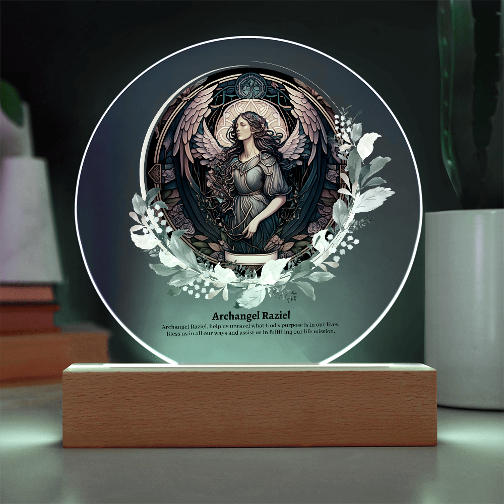 Archangel Raziel Acrylic Plaque