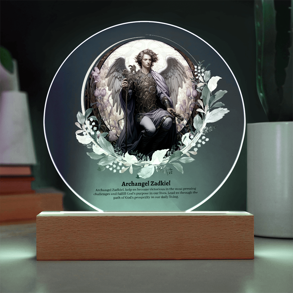 Archangel Zadkiel Acrylic Plaque