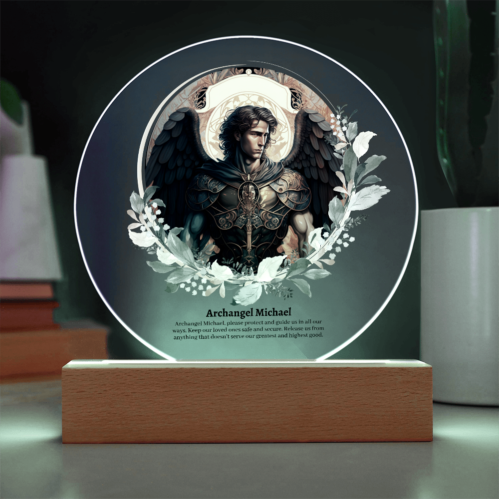 Archangel Michael Acrylic Plaque