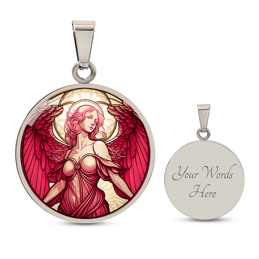 Archangel Ariel Graphic Art Necklace