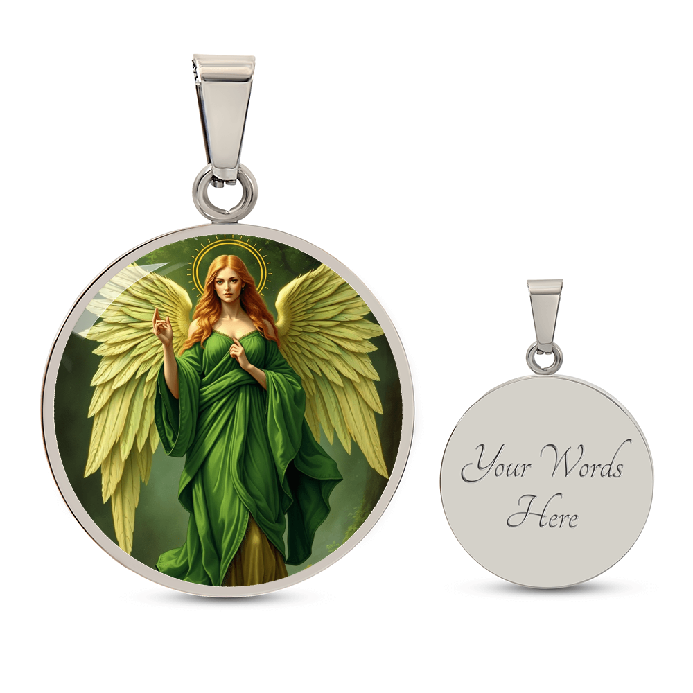 Archangel Haniel Graphic Art Necklace