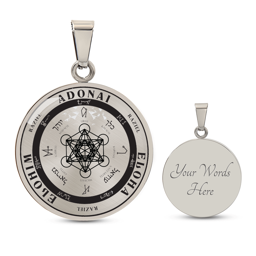 Archangel Raziel Sigil Necklace