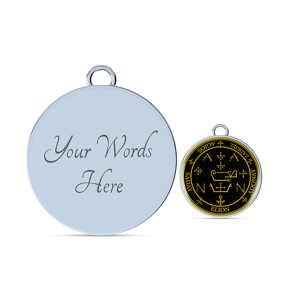 Archangel Zadkiel Sigil Bracelet - Black