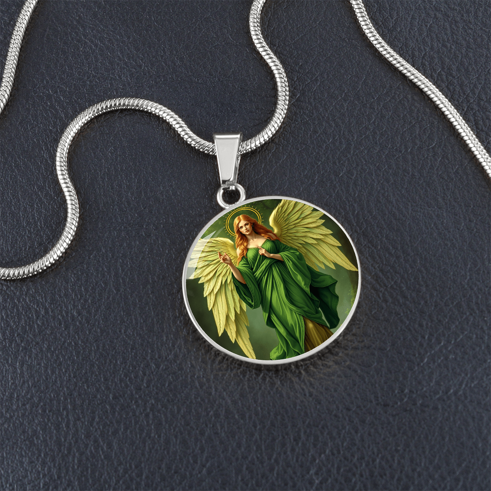Archangel Haniel Graphic Art Necklace