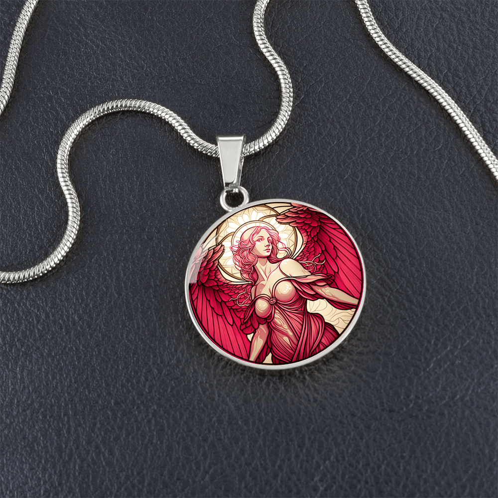 Archangel Ariel Graphic Art Necklace