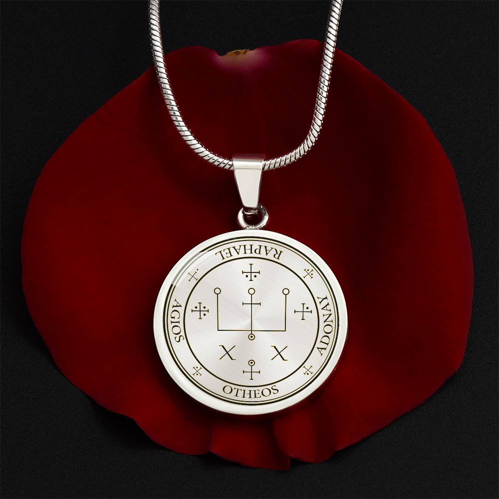 Archangel Raphael Sigil Necklace