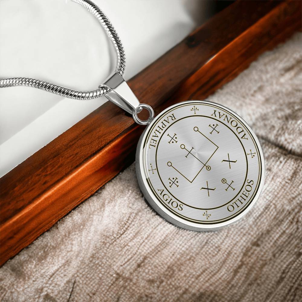 Archangel Raphael Sigil Necklace
