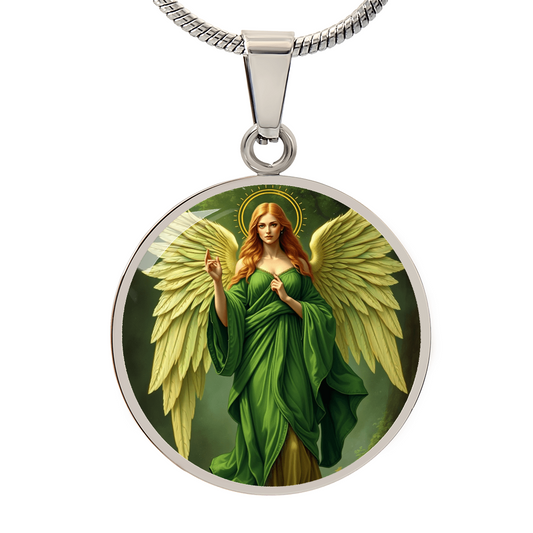 Archangel Haniel Graphic Art Necklace