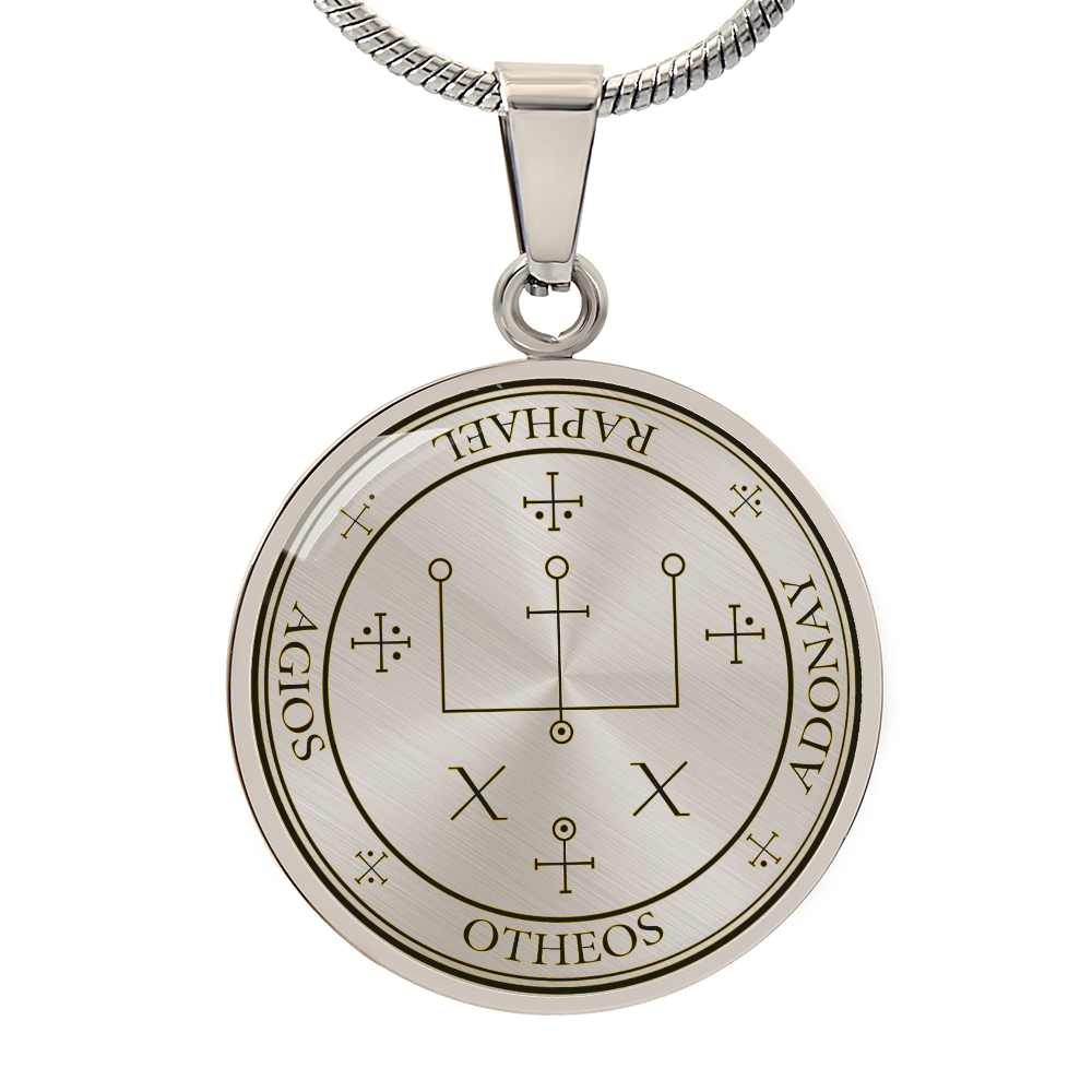Archangel Raphael Sigil Necklace