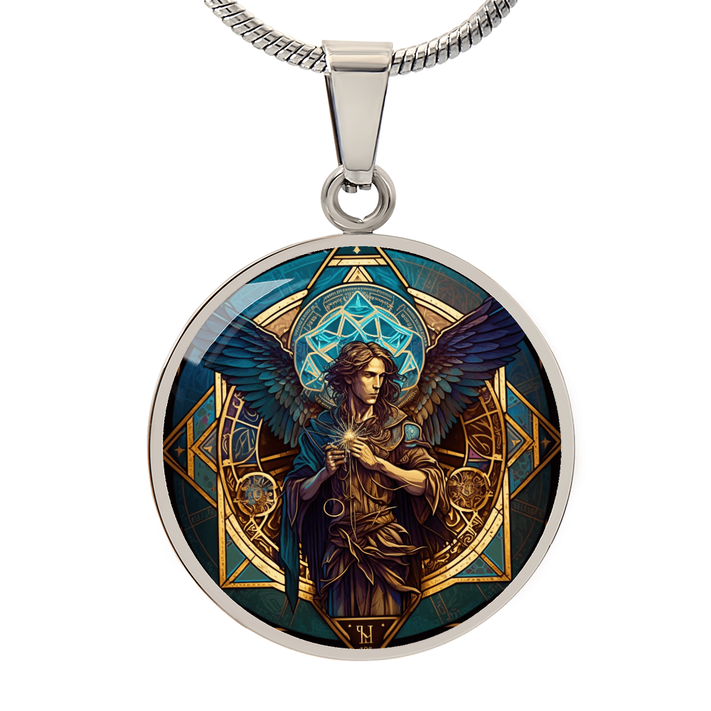 Archangel Metatron Graphic Art Necklace