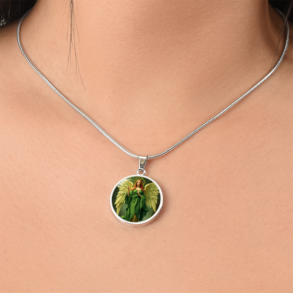 Archangel Haniel Graphic Art Necklace