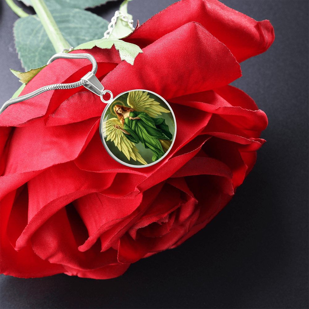 Archangel Haniel Graphic Art Necklace