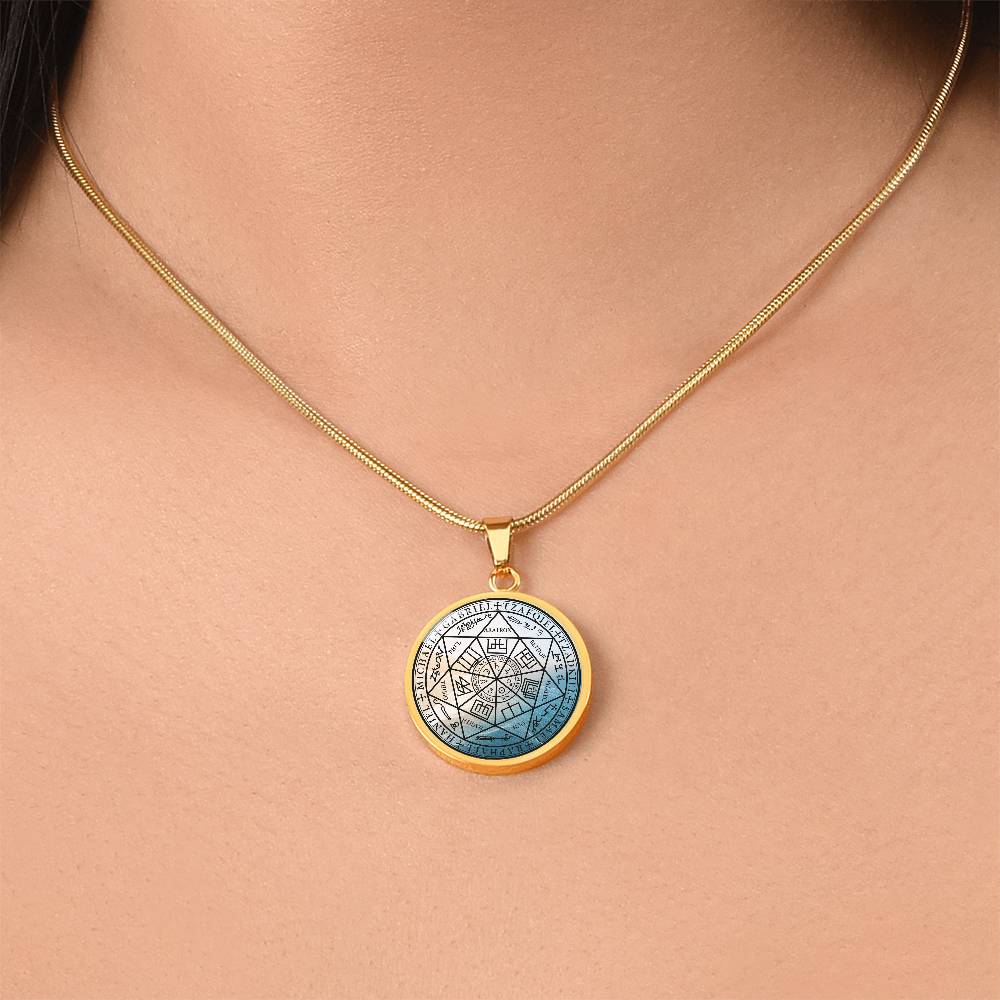 7 Archangels Sigil Wave Necklace