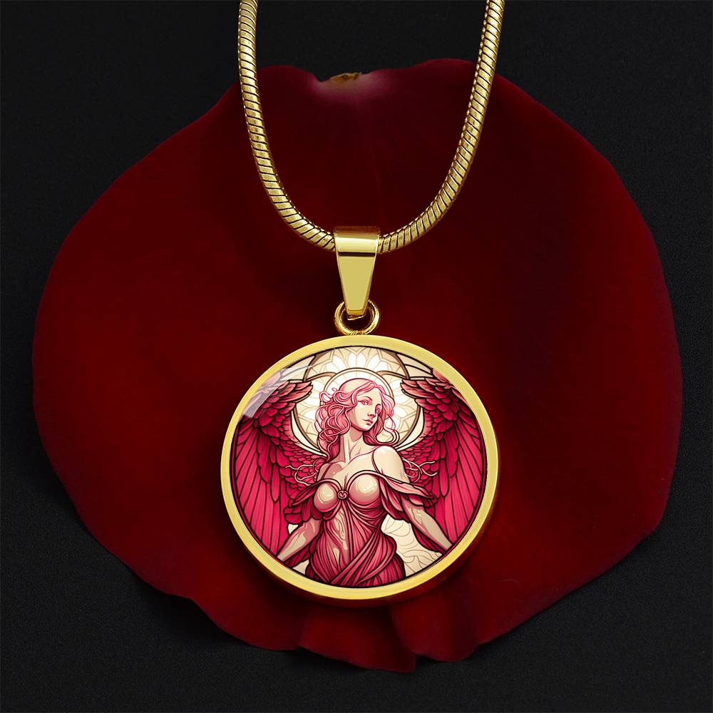 Archangel Ariel Graphic Art Necklace
