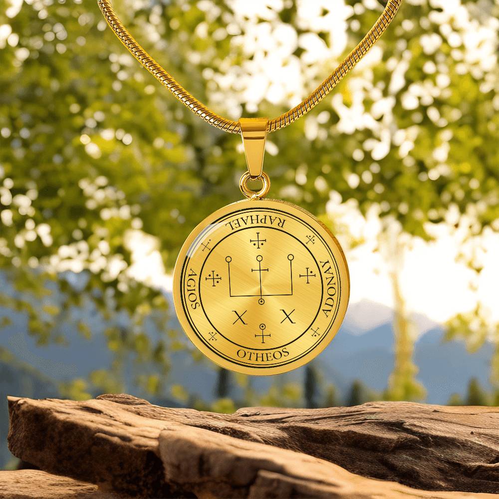 Archangel Raphael Sigil Necklace