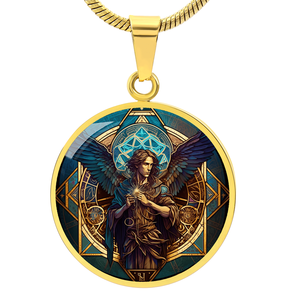 Archangel Metatron Graphic Art Necklace