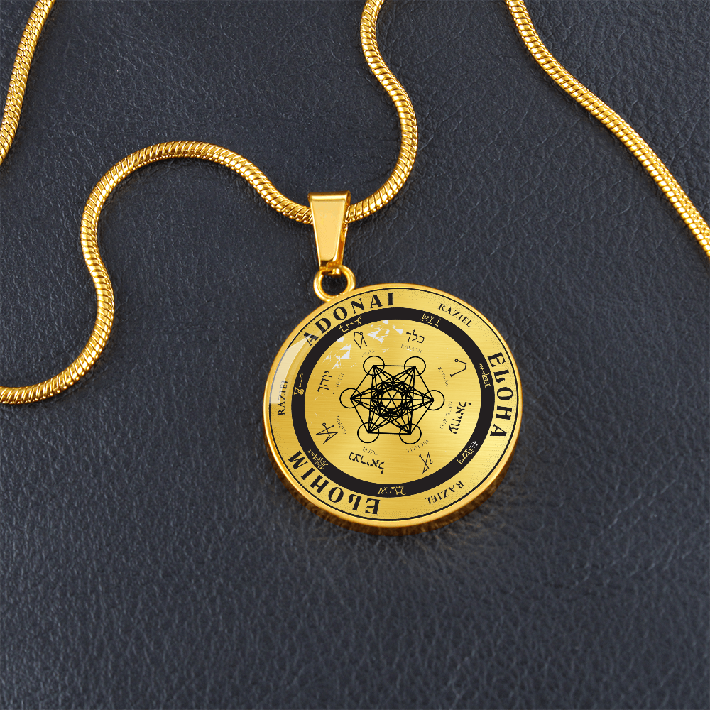 Archangel Raziel Sigil Necklace