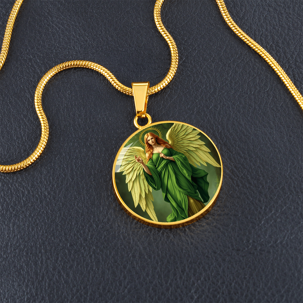 Archangel Haniel Graphic Art Necklace