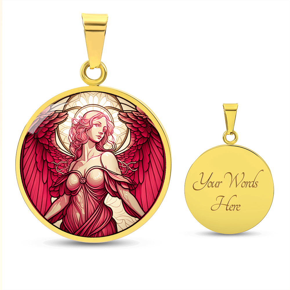 Archangel Ariel Graphic Art Necklace