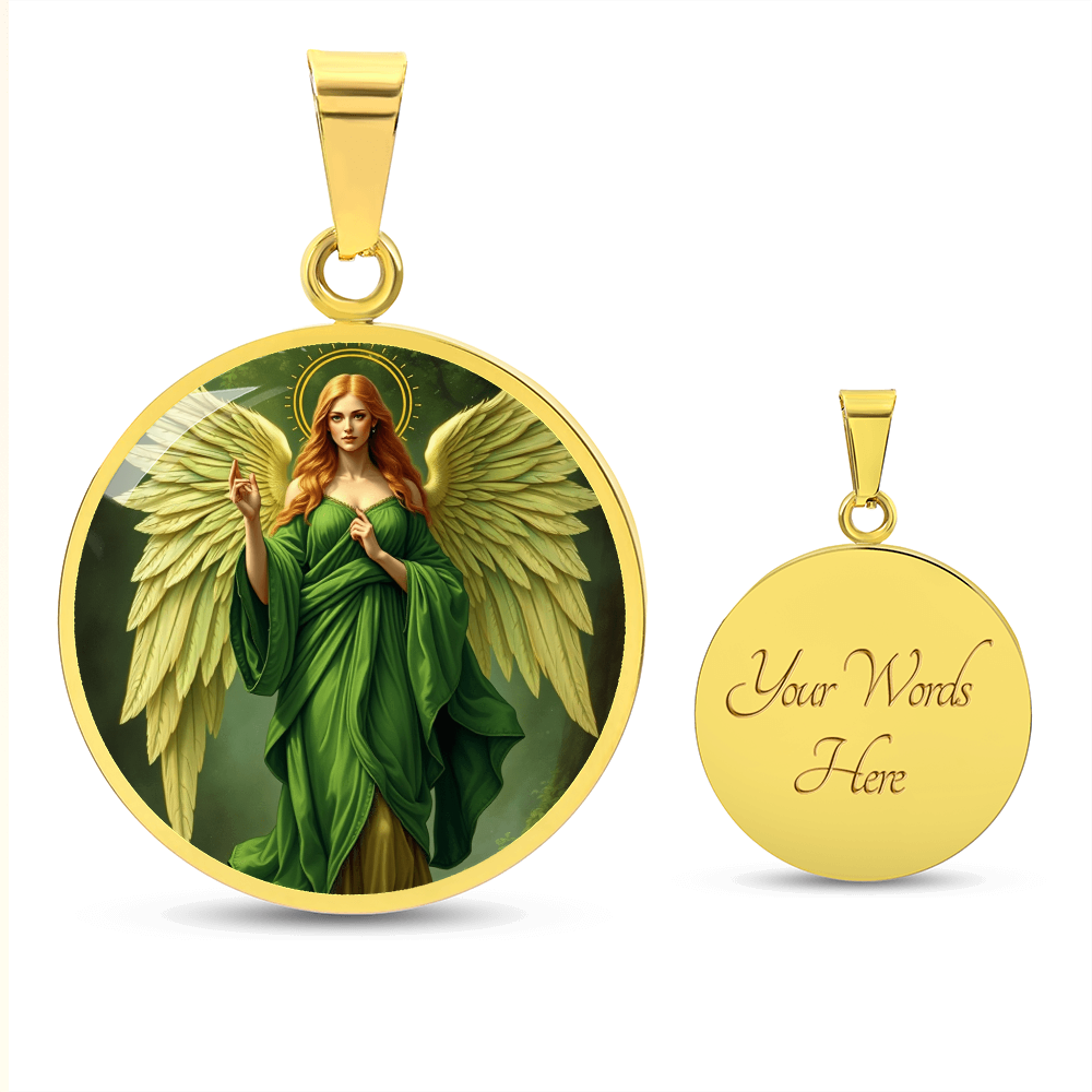 Archangel Haniel Graphic Art Necklace