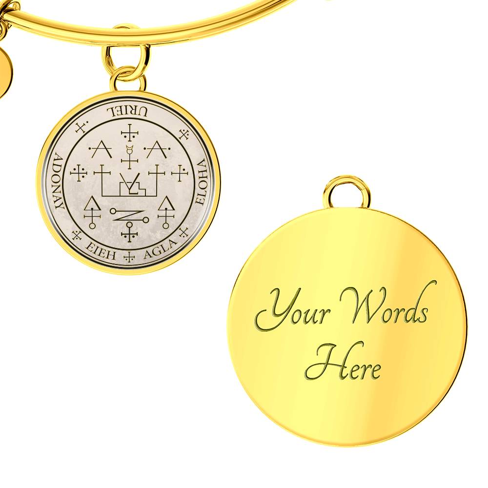 Archangel Uriel Sigil Bracelet - Old Manuscript