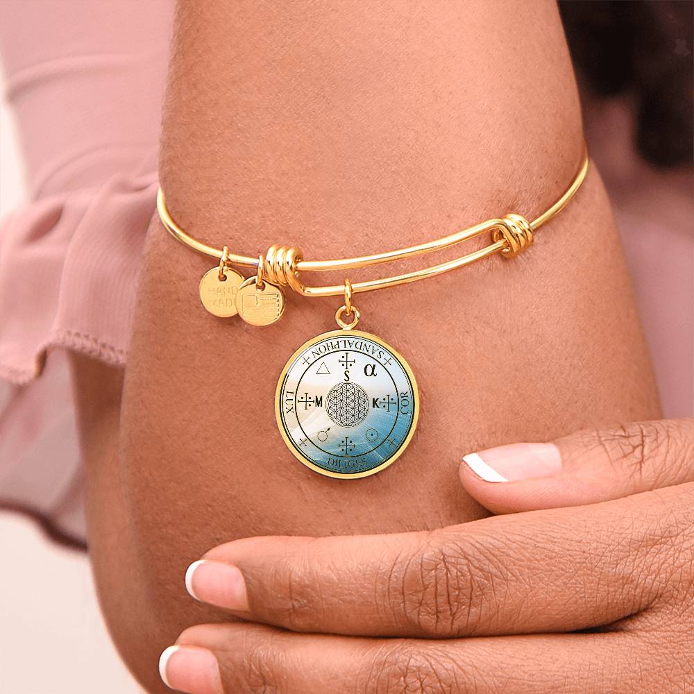 Archangel Sandalphon Sigil Wave Bracelet