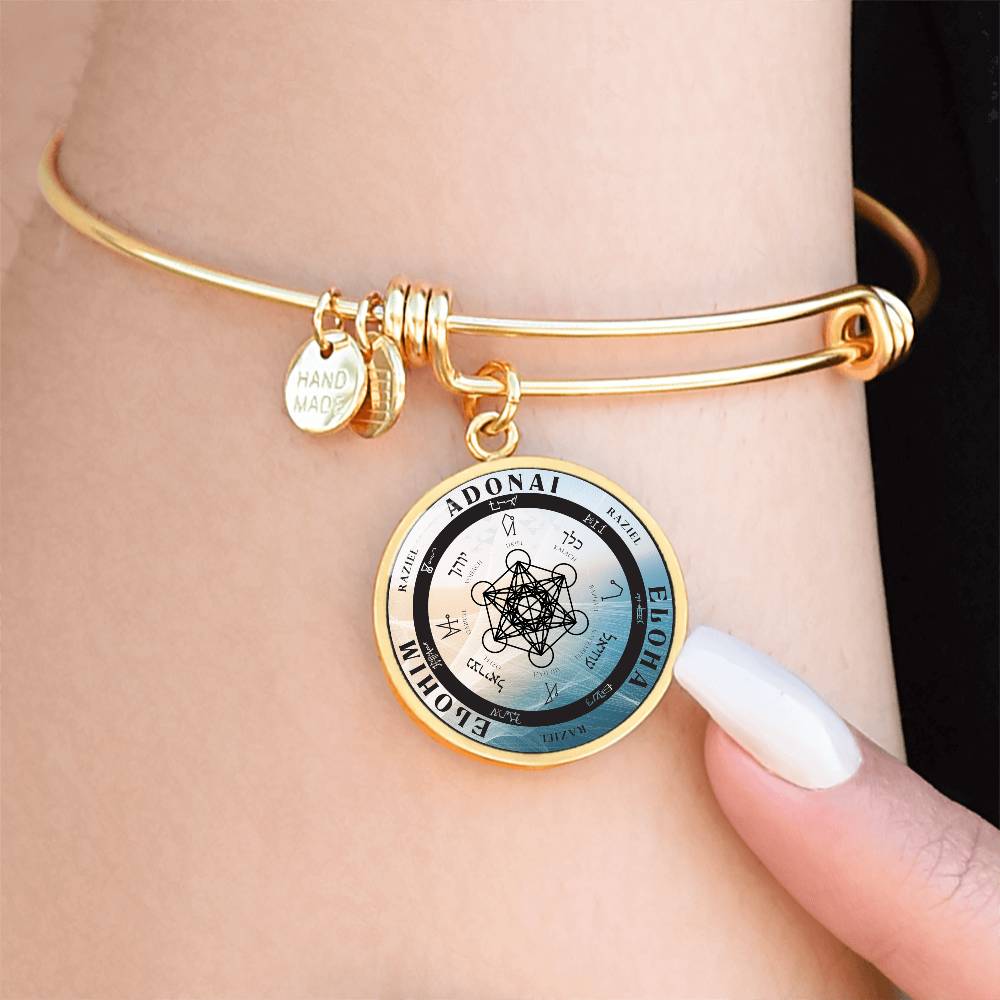 Archangel Raziel Sigil Wave Bracelet
