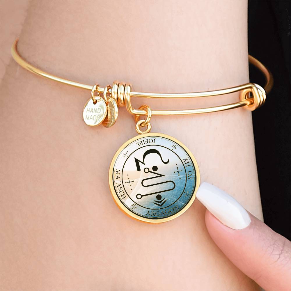 Archangel Jophiel Sigil Wave Bracelet